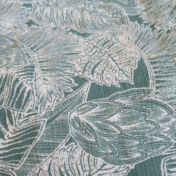 Women’s New O'Neill Green Leaf Print Johnny Beach Pants Size XXL - Picture 5 of 9